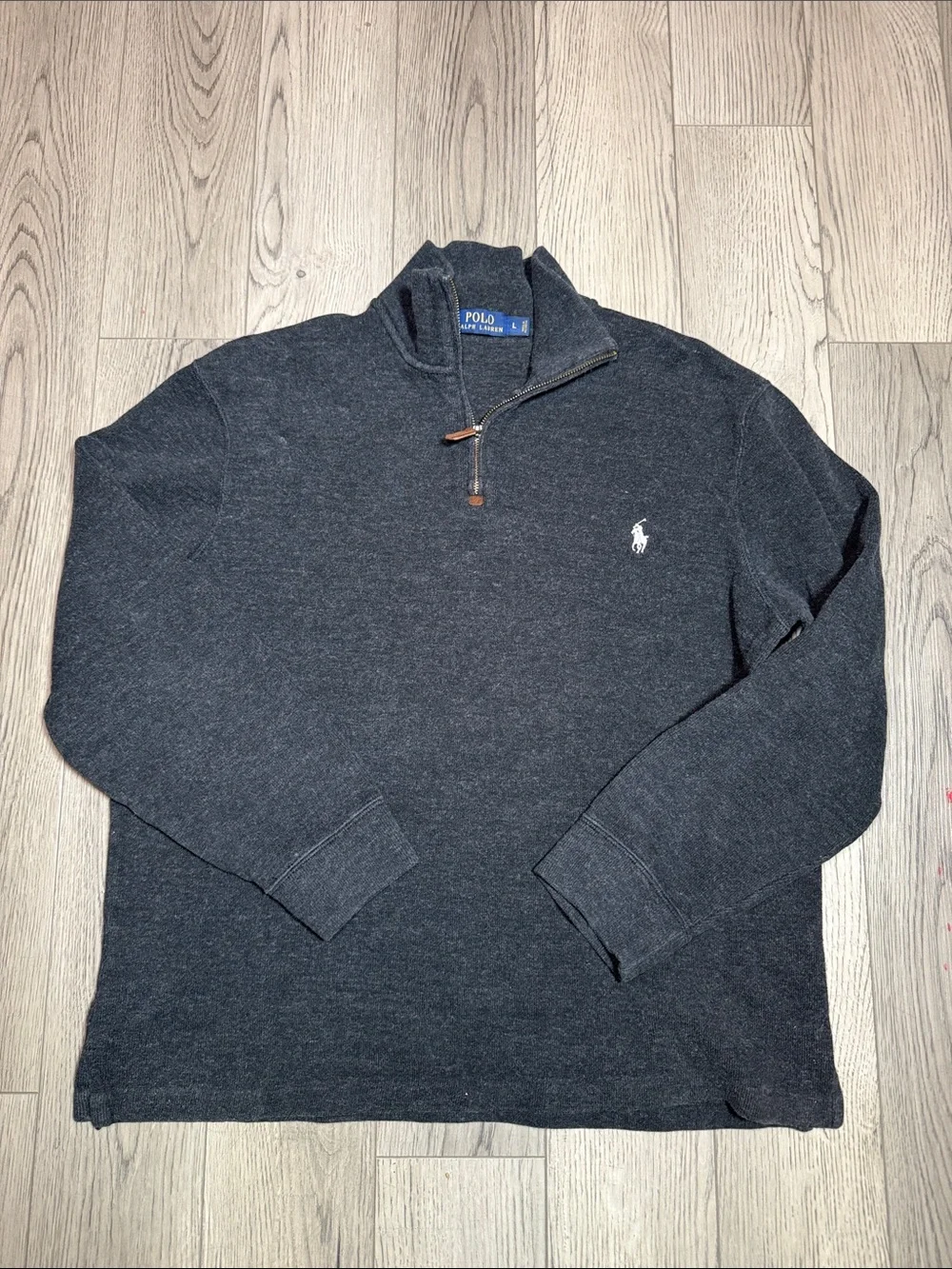 Polo Ralph Lauren Men's Estate-Rob Quarter Zip Pullover Large